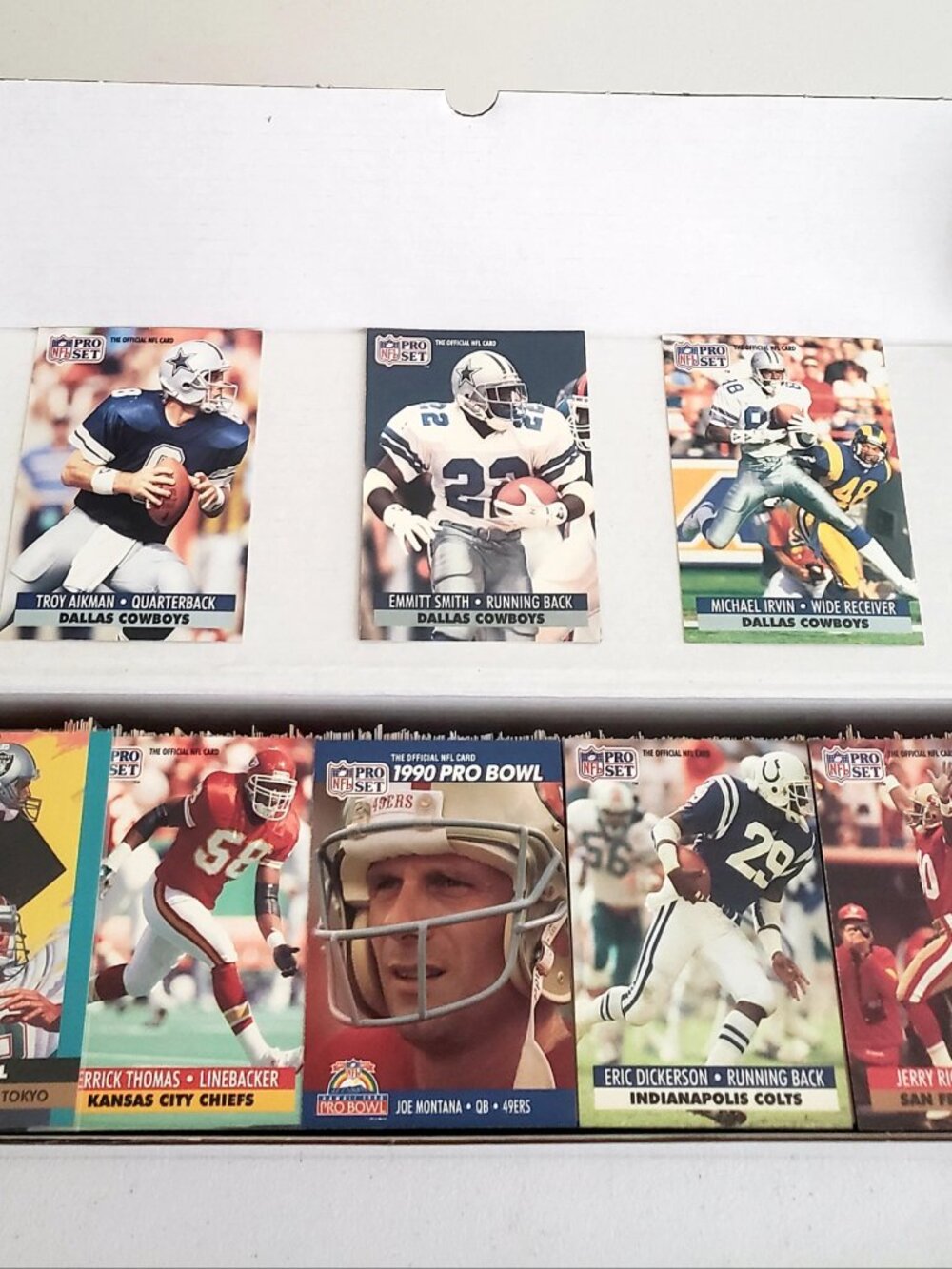 1990 Pro Set NFL Football Card Lot w/ Aikman Emmitt Montana Rice *Make an Offer*